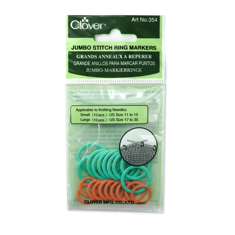 Jumbo Ring Stitch Markers 20pcs.