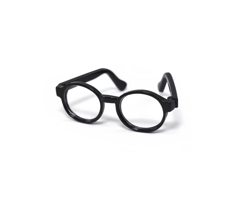 Round Black Plastic Frame | Glasses