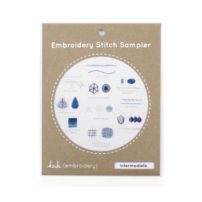 Stitch Samplers Shell Intermediate Stitch Sampler — STATEMENT JUNKIE YARN CO.