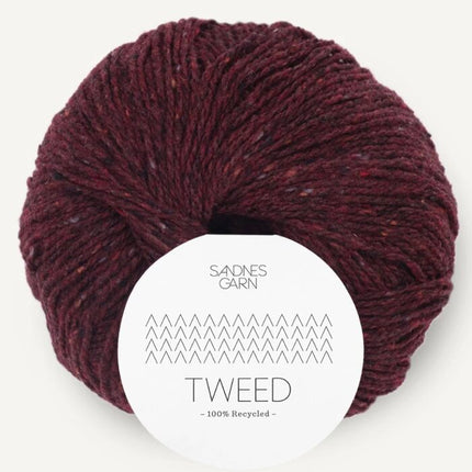 4085 Bordeaux Tweed | Tweed