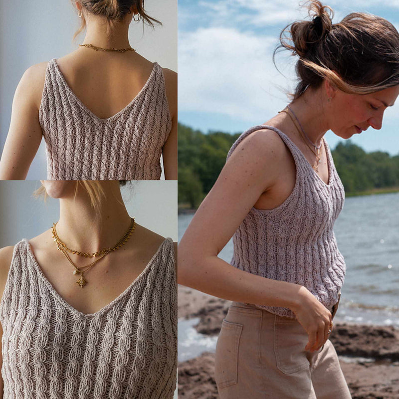 Learn to Knit: Wavy Babe Top (Veronika Lindberg)