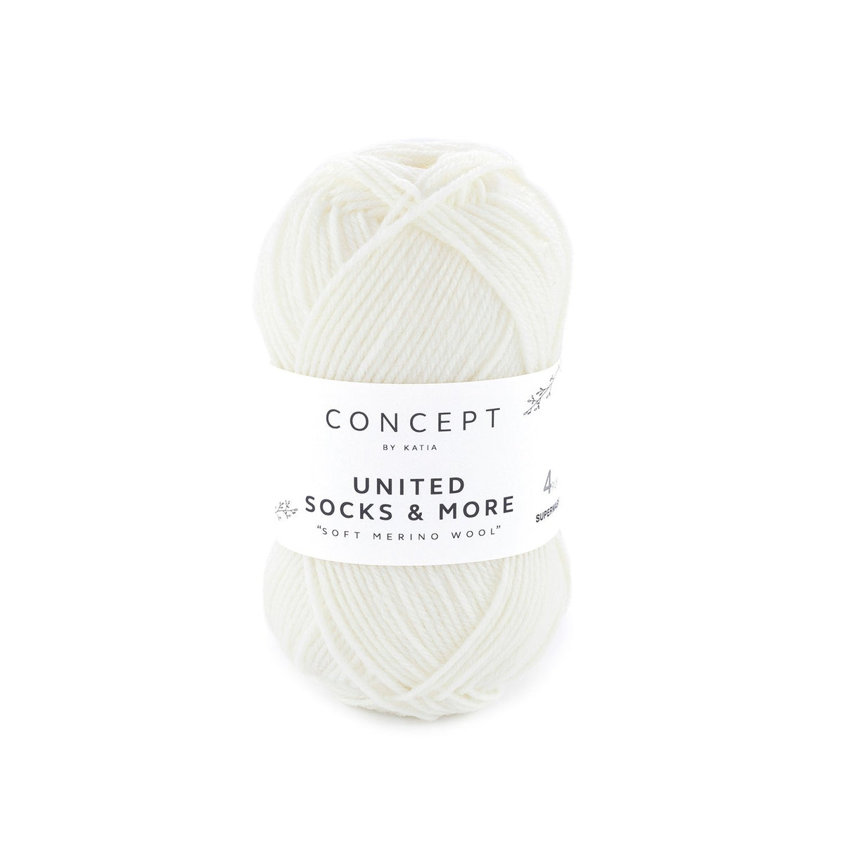 1 White | United Sock — STATEMENT JUNKIE YARN CO.