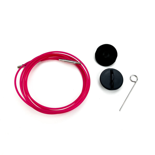 Hot Pink Swivel Cords for 5" Tips