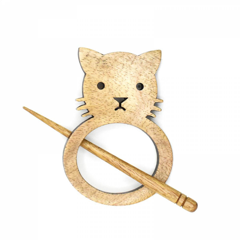 Lykke | Kitty Shawl Pin