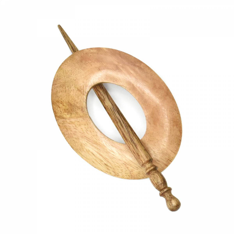 Lykke | Oval Shawl Pin