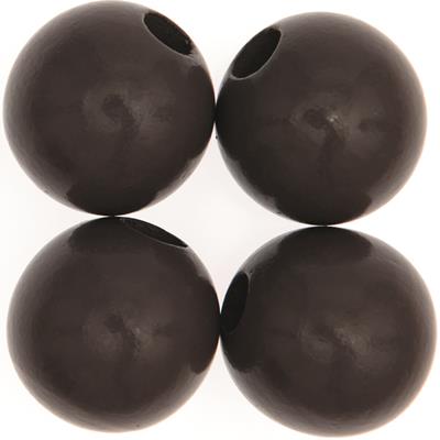 Dark Grey Round Beads | 35mm (4 pieces)