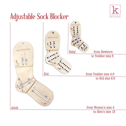 Katrinkles Adjustable Sock Blockers - Pair
