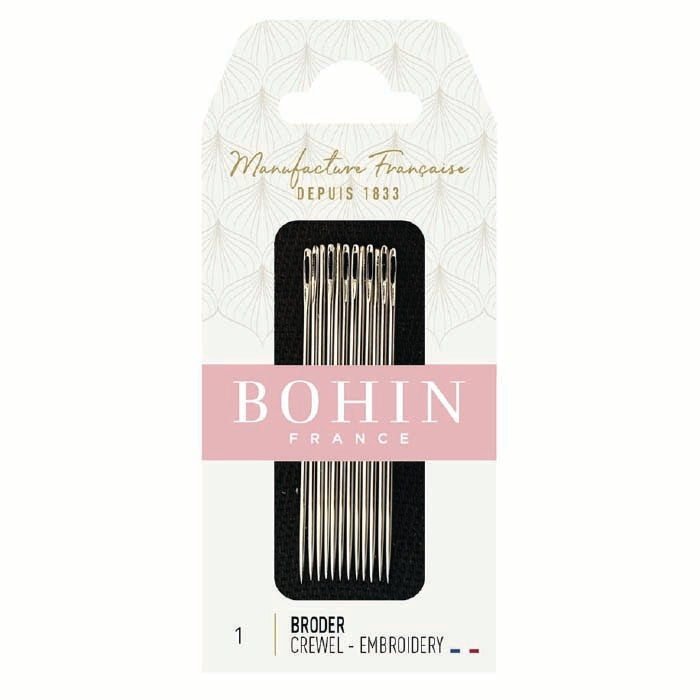 BOHIN Embroidery Needles Size No.1