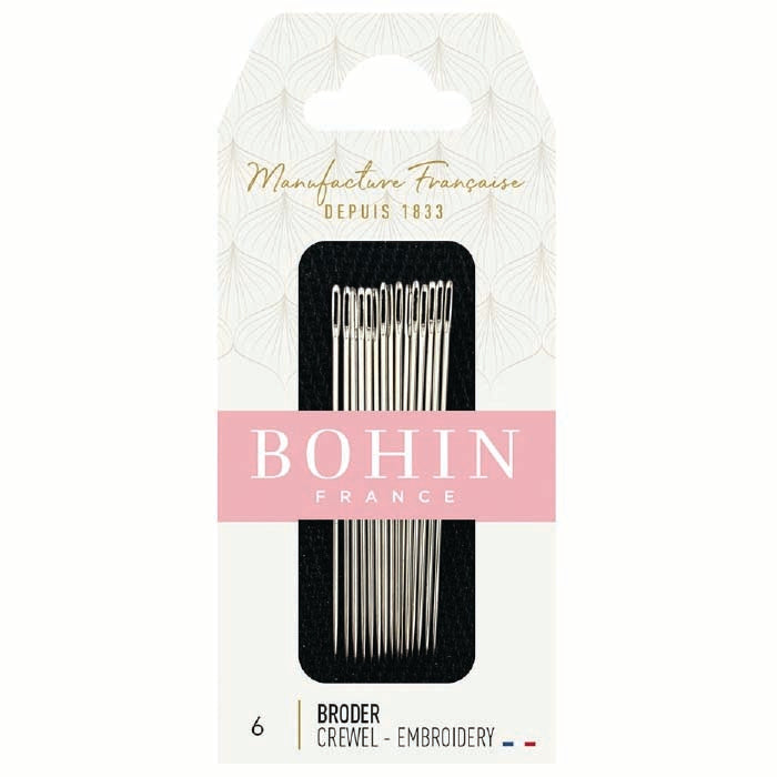 BOHIN Embroidery Needles Size No.6