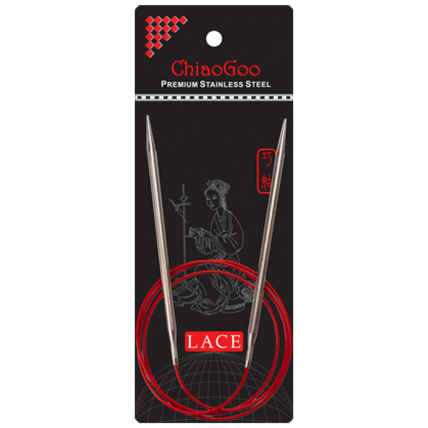 ChiaoGoo Red Lace 32" Circular Needles