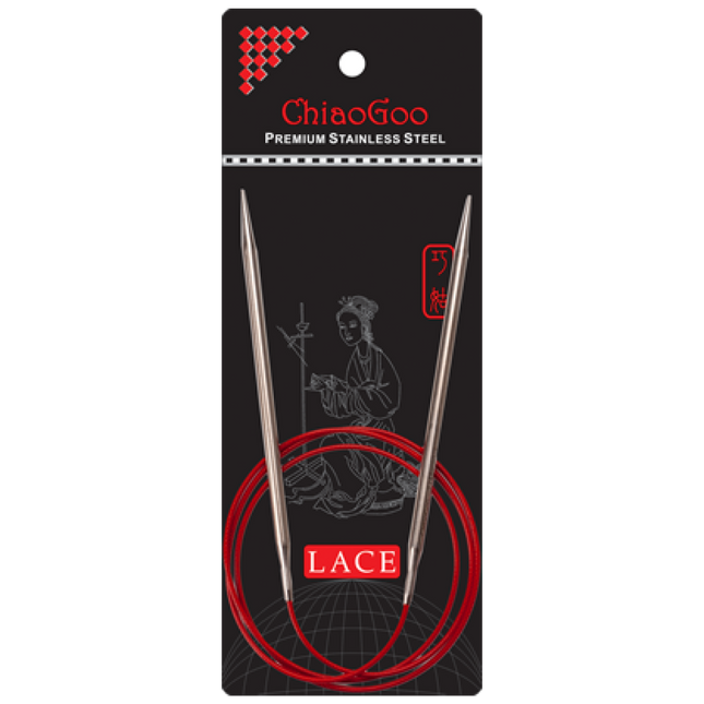 ChiaoGoo Red Lace 47" Circular Needles