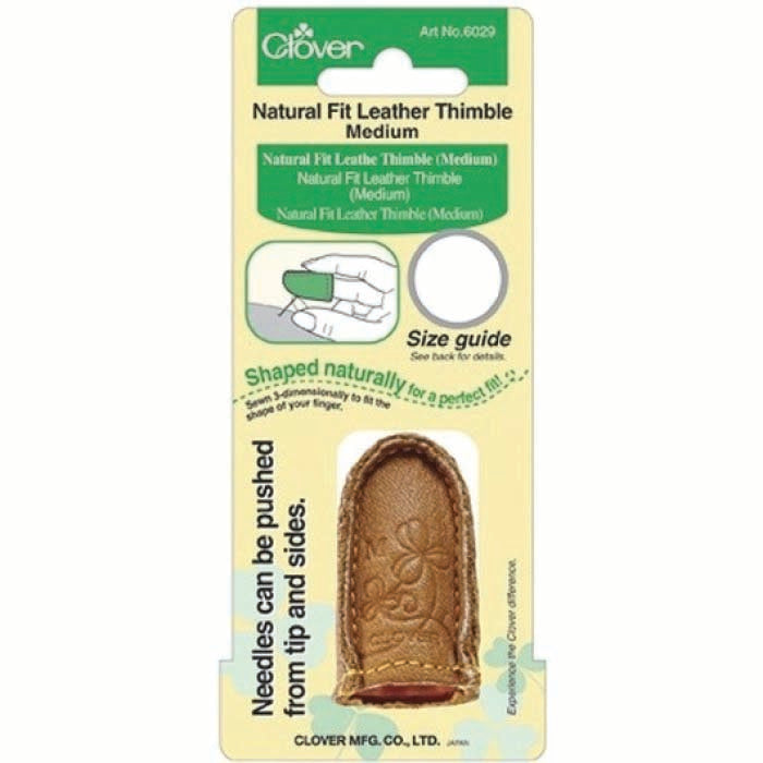 Clover Natural Fit Leather Thimble