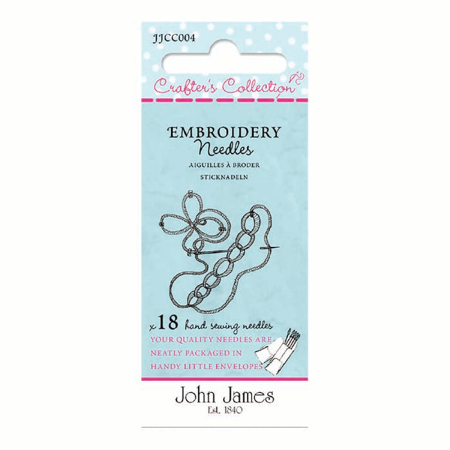Crafter's Collection Embroidery Needles Size 3,5,7
