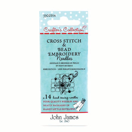 Crafter's Collection Cross Stitch & Bead Embroidery Needles