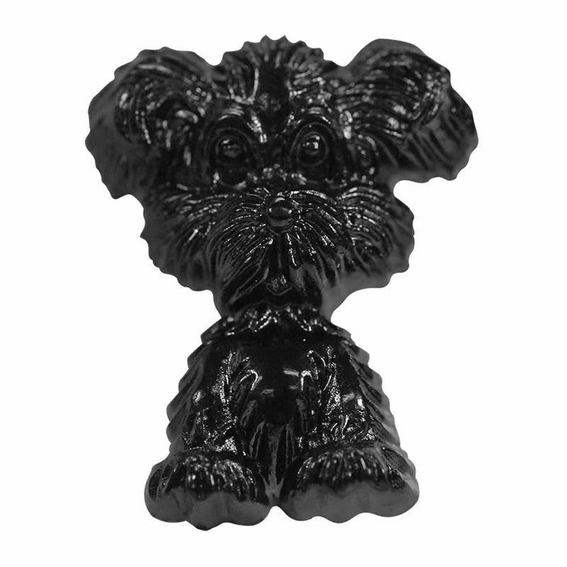 Shank Button - Black Dog