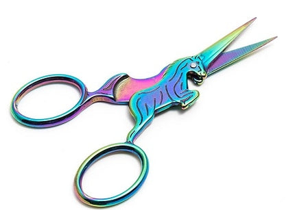 4" Rainbow Unicorn Scissors