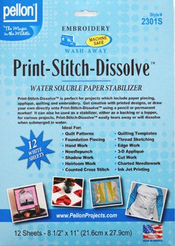 Pint-Stitch Dissolve Paper