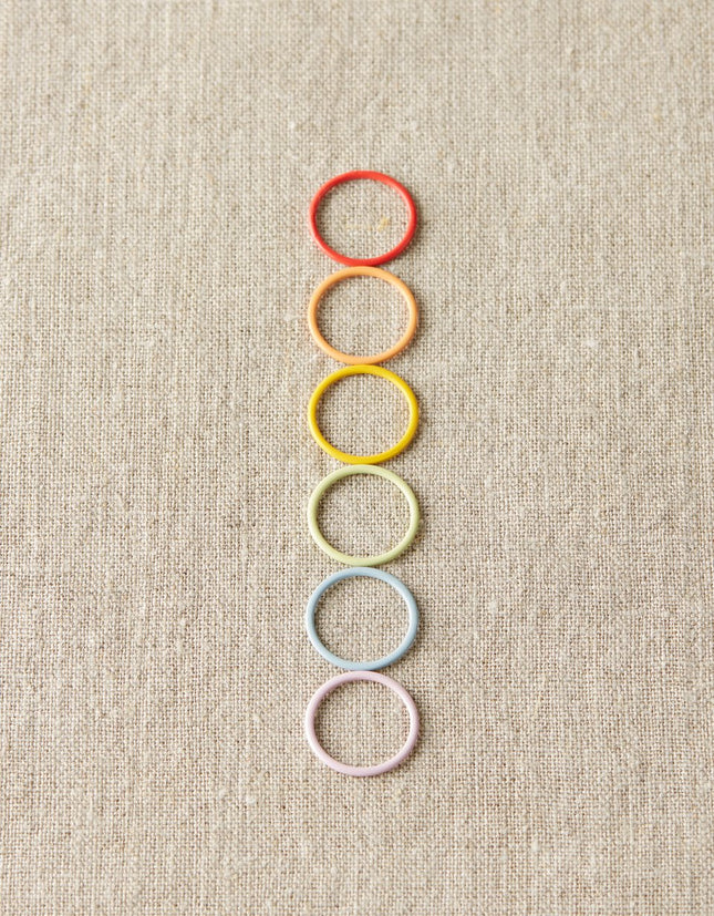 Cocoknits Colourful Ring Stitch Markers - Jumbo