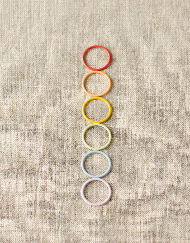 Colourful Ring Stitch Markers - Jumbo | Cocoknits
