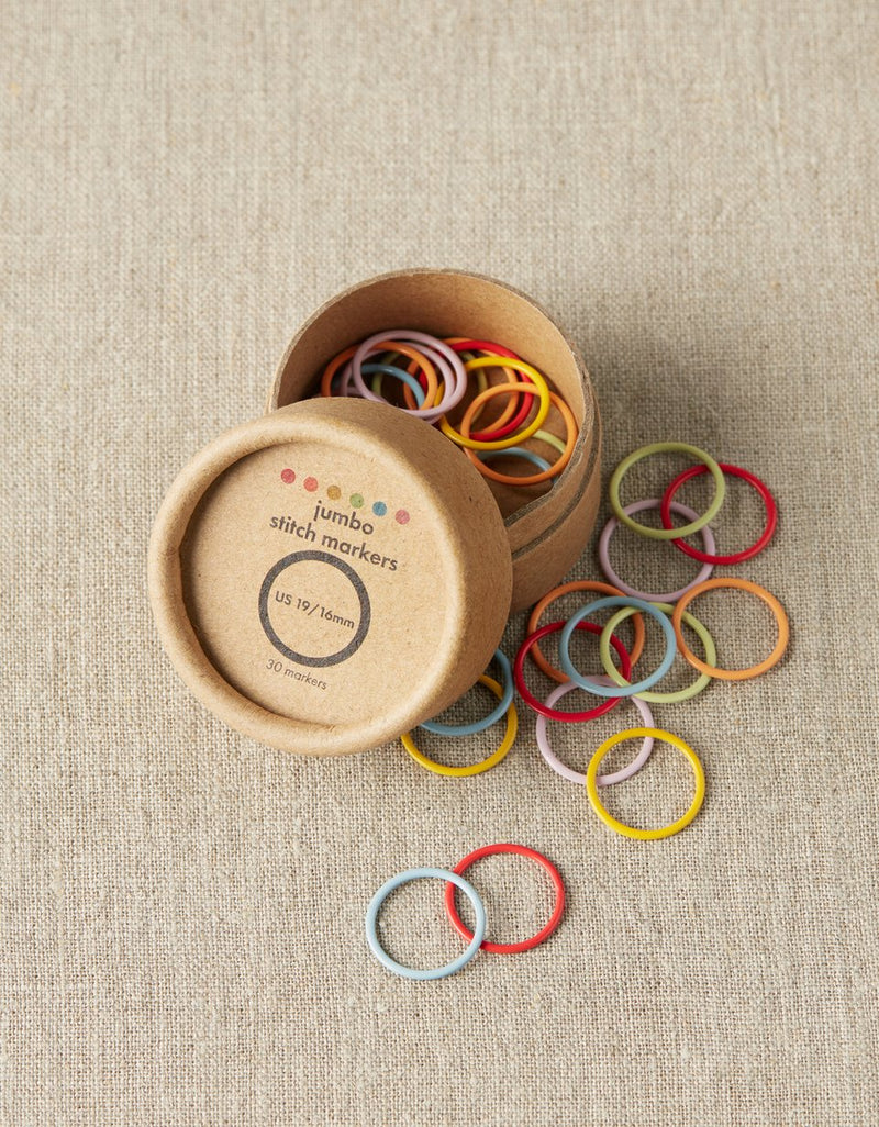 Colourful Ring Stitch Markers - Jumbo | Cocoknits