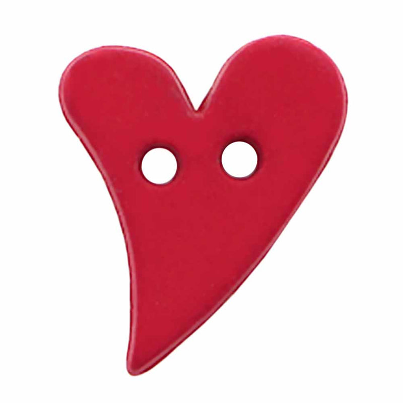 2-Hole Button - Red