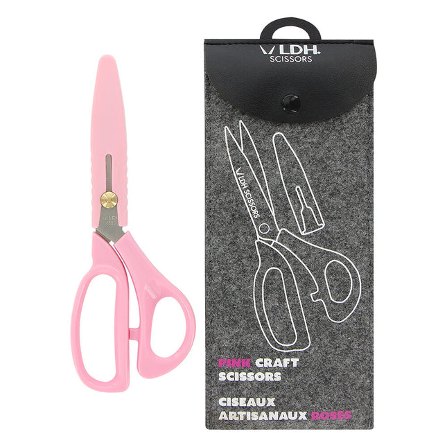 LDH 8 1.2" Soft Handled Craft Scissors | Pink