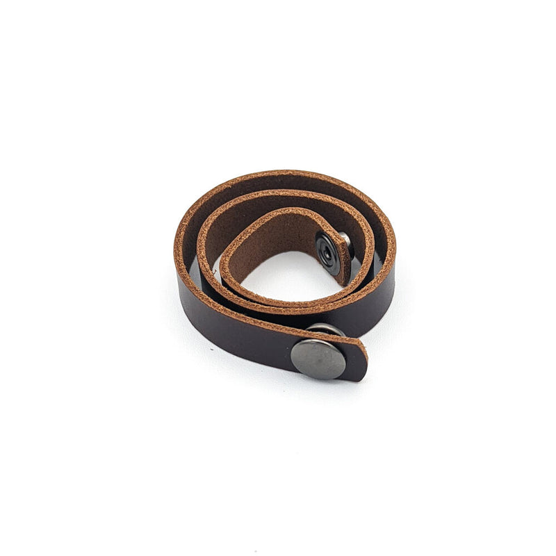 Simple Snap Shawl Cuff with Gunmetal Snap