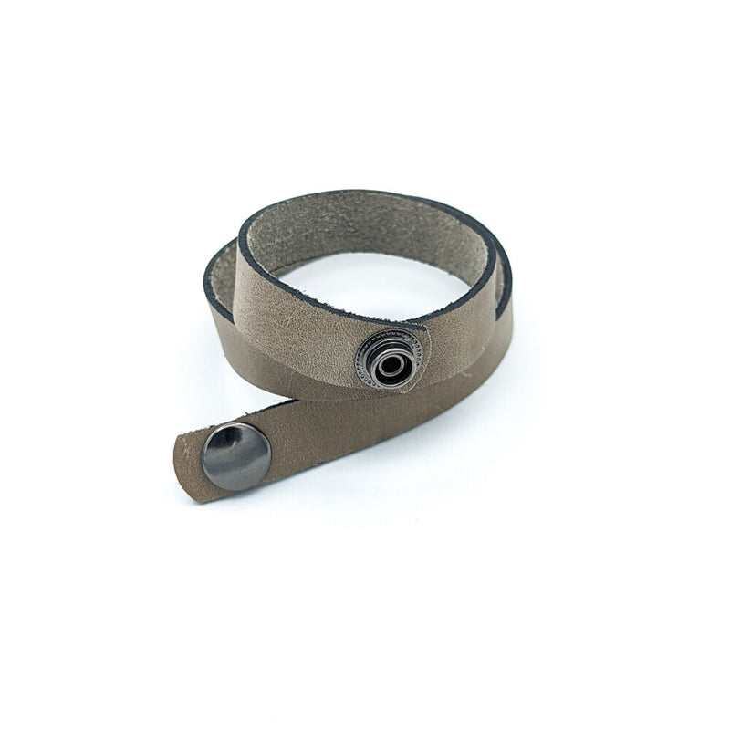 Simple Snap Shawl Cuff with Gunmetal Snap